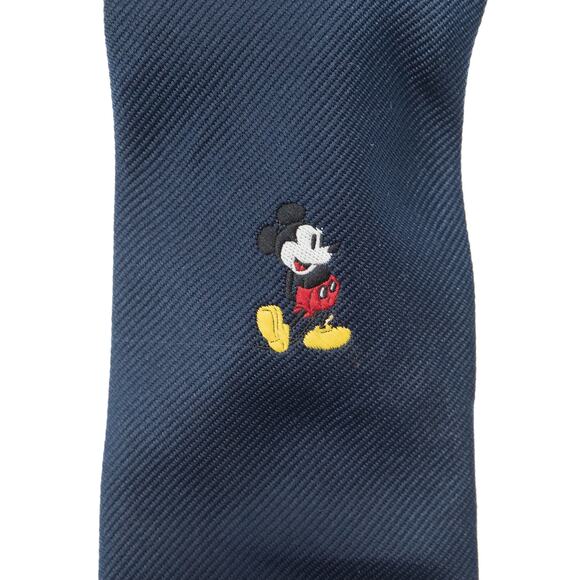 Mickey Mouse Cervantes Blue Embroidered Neck Tie - Picture 2 of 7
